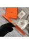 Hermes original epsom leather Kelly belt H069853 orange Replica