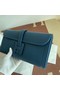Hermes Original jige swift Leather Clutch 37088 drak gray Replica