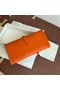 Hermes Original jige swift Leather Clutch 37088 Orange Replica