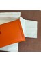 Hermes Original jige swift Leather Clutch 37088 Orange Replica