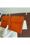Hermes Original jige swift Leather Clutch 37088 Orange Replica
