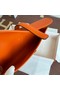 Hermes Original jige swift Leather Clutch 37088 Orange Replica