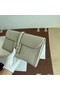 Hermes Original jige swift Leather Clutch 37088 Pearl grey Replica