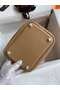 Hermes Picotin Lock 18 Handmade Bag in Chai Clemence Leather Replica