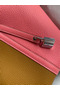 Hermes Picotin Lock 22 Bicolor Handmade Bag in Sesame and Rose Azalee Clemence Leather Replica