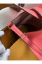 Hermes Picotin Lock 22 Bicolor Handmade Bag in Sesame and Rose Azalee Clemence Leather Replica