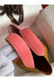 Hermes Picotin Lock 22 Bicolor Handmade Bag in Sesame and Rose Azalee Clemence Leather Replica