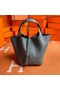 Hermes Picotin Lock Bags Original togo Leather PL3388 Almond green Replica