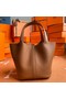 Hermes Picotin Lock Bags Original togo Leather PL3388 brown Replica