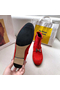 Hermes Red Suede Saint Honore Ankle Boots Replica