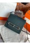 Hermes Roulis 19cm Evercolor 9D H9003 Lake water blackish green&Silver Replica