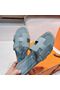Hermes Shoes H2356 Light Blue Replica