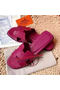 Hermes Slipper Calfskin Leather HO0476 Rose Replica