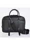 Hermes Steve 38CM Travel Bag Clemence Leather Black Replica