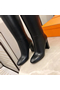 Hermes Story Boots In Black Calfskin Leather Replica
