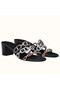 Hermes Tandem Sandals In Gold/Silver Lambskin Replica