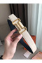 Hermes Tonight 38MM Reversible Belt In Navy/White Epsom Leather Replica