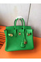Hermes Birkin 25 Handmade Bag In Bambou Clemence Leather Replica