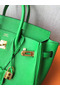 Hermes Birkin 25 Handmade Bag In Bambou Clemence Leather Replica