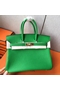 Hermes Birkin 25 Handmade Bag In Bambou Clemence Leather Replica