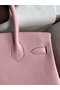 Hermes Birkin 30 Retourne Handmade Bag In Rose Sakura Epsom Calfskin Replica