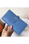 Hermes Blue Jean Epsom Bearn Gusset Wallet Replica