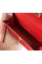 Hermes Kelly Pochette Bag In Red Epsom Leather Replica