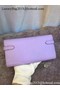 Hermes Kelly Wallet Epsom Leather H009 Lavender Replica