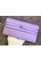 Hermes Kelly Wallet Epsom Leather H009 Lavender Replica
