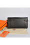 Hermes Kelly Wallet Togo Leather Bi-Fold Purse A708 Black Replica