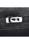 Hermes Kelly Wallet Togo Leather Bi-Fold Purse A708 Black Replica