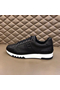 Hermes Men's Trail Sneakers In Black Calfskin Leather Replica