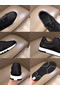 Hermes Men's Trail Sneakers In Black Calfskin Leather Replica