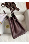 Hermes Shadow Birkin 25 Limited Edition Bag In Chocolat Swift Calfskin Replica