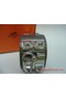 2010 Hermes Gray Leather Silver Bangle 1171 Replica