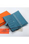 Hermes Bearn Japonaise Bi-Fold Wallet Grainy Leather A208 Blue Replica