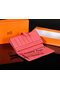 Hermes Bearn Japonaise Bi-Fold Wallet Original Leather A1018 Pink Replica