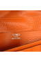 Hermes Bearn Japonaise Smooth Leather Tri-Fold Wallet H308 Orange Replica