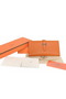Hermes Bearn Japonaise Smooth Leather Tri-Fold Wallet H308 Orange Replica