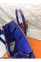 Hermes Birkin 35CM 30CM Tote Bag Grainy Leather H35H30 Blue Replica