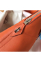 Hermes Bolide 35 Handmade Bag In Orange Clemence Leather Replica