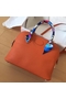 Hermes Bolide 35 Handmade Bag In Orange Clemence Leather Replica