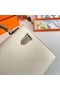 Hermes Kelly 19cm Shoulder Bags Epsom Leather KL19 Gold hardware Cream&gray Replica