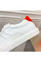 Hermes Men's Quicker Sneakers In White Calfskin Replica