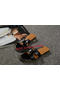 Hermes Slipper Croco Leather HO0451 Black Replica