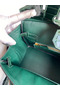 Hermes Birkin 30 Handmade Bag In Green Crocodile Porosus Shiny Skin Replica