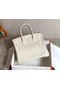 Hermes Birkin Bag Original Leather crocodile HBK35 white Replica