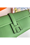 Hermes Jige Elan 29 Clutch Bag In Vert Criquet Swift Calfskin Replica