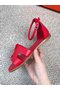 Hermes lady leather Sandals HO844OMF-3 Replica