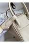 Hermes Mini Lindy Handmade Bag In Nata Clemence Leather Replica